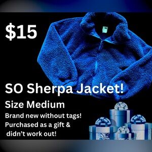 BRAND NEW Size Medium SO Sherpa Jacket